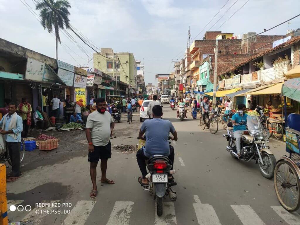 Nalanda biharsharif market during lockdown